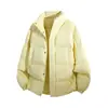 Nueva Chaqueta de Algodón para Hombre de Invierno con Algodón Añadido y Engrosamiento, Casual Cuello Alto Holgada Cálida Chaqueta Acolchada de Algodón con Múltiples Bolsillos