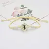 Pulsera Tejida a Mano Xiyin Insecto Mariquita Gipsófila Flor de Encaje Fresca y Dulce Jingdezhen
