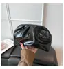 2025 Bolso de Nube Plegado Transfronterizo Tamaño Grande Piel Genuina Hombro Único Cruzado Bolso Dumpling Hebilla Magnética Clip Bolso de Mano Bolso Mujer
