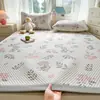 Juego de Tres Piezas de Alfombrilla Refrigerante de Látex de Seda de Hielo para Verano, Alfombrilla Suave Refrigerante Estampada, Colchón de Doble Uso, Individual, Estilo Fresco de Dibujos Animados, Alfombrilla de Seda de Hielo