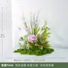 Planta de musgo artificial paisagismo floreira combinação divisória decoração micro paisagismo planta verde biônica paisagismo interno bonsai