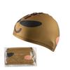 Gorro de natación adulto gorro de tela gorro de natación poliéster nailon cuatro agujas seis hilos unisex grande cinturón de natación tarjeta de papel venta al por mayor