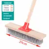 Cepillo para fregar suelos cepillo de suelo cerdas duras baño Leidezhuzhu cepillo para inodoros mango largo suelo de cemento cepillo de alambre de acero inoxidable