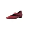 Zapatos Cómodos Mary Jane de Piel de Oveja para Mujer, Zapatos de Tacón Medio Grueso de Una Sola Hebilla, Nuevo Modelo de Otoño, Piel Genuina por Dentro y por Fuera, Zapatos de Punta Cuadrada Poco Profundos para Mujer
