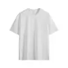 220 Tencel Cuello Redondo Manga Corta Verano Nuevo Estilo Sensación de Hielo Suave Corte Holgado Hombro Normal Color Sólido Camiseta para Hombre Venta al por Mayor