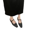 Pantuflas Baotou para Mujer Verano Otoño Nuevo Estilo Coreano Estilo Francés Estilo Noche Elegantes Plata Zapatos Individuales Sandalias de Tacón Grueso
