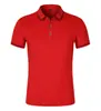 Camisa tipo polo de trabajo estilo británico simple con estampado de logo, camiseta de manga corta con cuello, camisa cultural al por mayor
