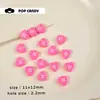 Cuentas de Corazón de Manzana Bolso de Cuentas Colgante Hecho a Mano DIY Pulsera Hecha a Mano Collar Pendientes Accesorios de Joyería