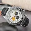 2022 Comércio Exterior Masculino Relógio de Quartzo Multifuncional Seis Ponteiros com Pulseira de Aço e Pulseira de Couro Cronógrafo Relógio Fabricante Atacado
