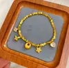 Pulsera de Pepitas de Oro Pequeñas Doradas y Plateadas Quebradas con Algunos Diamantes, Corazón y Estrella, Pulsera de Oro Quebrado como Regalo para tu Novia