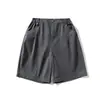 Nanxia Nuevo Estilo Verano Japonés Casual Retro Lavado Vintage Básico Simple Holgado Versátil Shorts de Cinco Puntos