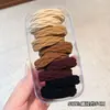Gomas para el Cabello de Niñas, Estilo de Alta Gama, Lindas Bandas para el Cabello Color Azul Sal Marina, Alta Elasticidad, Accesorios Duraderos para Coletas