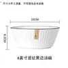 Juego de cuenco y plato de cerámica, juego de vajilla estilo japonés, cuenco pequeño para arroz, cuenco grande para sopa, incluye cuchara y palillos (Amazonas).