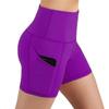 Comercio Exterior Europeo y Americano Amazon Aliexpress Transfronterizo Leggings Deportivos de Yoga para Mujer Pantalones Cortos con Bolsillo Lateral para Teléfono Móvil
