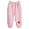 Pantalones antimosquitos para niños y niñas, pantalones finos de algodón para primavera y verano, pantalones casuales sueltos para bebés 2024