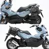 Carro esportivo Wolf adequado para Husky ADV150 bolsa lateral bolsa lateral caixa lateral retrô bolsa para capacete à prova d'água liberação rápida