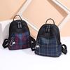 Mochila de Tela Oxford a Cuadros para Mujer 2021 Nuevo Estilo Coreano Tendencia Versátil Gran Capacidad Mochila Casual para Mujer Simple Ligera