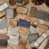 Serie de Papel con Membrete de Recuerdos Papel de Material de Carta Inglés Retro Material para Manualidades DIY Transfronterizo Paquete de Materiales Decorativos para Collage