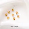 Colección de Accesorios de Cobre Chapado en Oro de 24K, Piezas para Joyería DIY Hechas a Mano, Pulsera, Tulipán, Collar de Calabaza al por Mayor