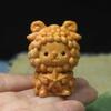 Talla en madera de ciprés doce adornos del zodiaco piezas de mano juego completo de tigre, buey, rata, conejo, dragón, serpiente, caballo, oveja, mono, gallo, perro, cerdo artesanías