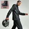 Conjunto de Capa de Chuva e Calça de Chuva para Motociclista, Conjunto de Chuva Split de Corpo Inteiro à Prova de Tempestade para Adultos, para Entregadores