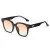 Gafas de Sol Jackson Wang para Hombre Tendencia Gama Alta Gm Atardecer Rubor Estilosas Miopía Conducción Gafas Marrones