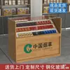 Gabinete para cigarrillos, tienda de conveniencia, vidrio templado chino, gabinete de madera para cigarrillos y licores, mostrador de exhibición, tienda especializada en tabaco