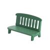 Adornos de banco con respaldo, accesorios de joyería, mini adornos de madera para casa de muñecas, adornos de madera, banco con respaldo