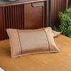 Verano verano funda de almohada alfombrilla de verano funda de almohada de seda de hielo verano fresco adulto funda de almohada de ratán individual funda de almohada de ajenjo funda de almohada de bambú