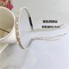 Diadema de Borlas de Moda con Pedrería Similar al Estilo de Yang, Diadema Sencilla y Elegante de Pedrería de Dilraba Accesorio para el Cabello para Cabellos Sueltos
