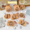 Bolsita de Dinero Linda de Dibujos Animados, Colgante Portátil para Mochila de Estudiante, Bolsa de Almacenamiento de Monedas de Muñeco de Peluche, Pequeño Regalo