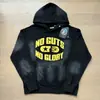 Marca de moda transfronteriza Hell Star Sudaderas con capucha desgastadas por lavado de agua para hombre y mujer Ropa de pareja Moda