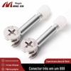Conector de móveis para guarda-roupa direto da fábrica parafuso excêntrico de três em um espessado conector três em um