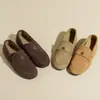 Zapatos de Mocasín Retro Perezosos de Primavera para Mujer Estilo Británico Suela Suave Talla Grande Fondo Plano Zapatos de Conducir Zapatos Individuales
