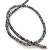 Nova pedra natural 2 * 4mm ábaco contas frisado contas soltas feitas à mão diy pulseira colar brincos joias acessórios atacado