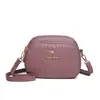 Bolso Sencillo de Nuevo Estilo para Mujer de Mediana Edad 2026, Bolso Elegante para Mamá, Bolso Redondo Pequeño Sencillo de Moda con Patrón de Piedra, Bolso de Hombro Cruzado