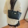 Bolso Cubo Casual para el Día a Día, Nuevo Estilo Transfronterizo, Gran Capacidad, Bolso de Mano Moderno y Versátil, Bolso Cruzado Simple de Moda Estilo Coreano