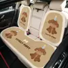 Cojín para Asiento de Coche, Universal para Todas las Estaciones, Cojín de Seda Helada de Gama Alta para Asiento de Coche de Verano para Mujeres, Ventilado y Transpirable, Cojín para Asiento Trasero de Coche