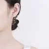 Pendientes de botón de amor de plata de ley 925 para mujer, modernos, combinan con todo, con tapa de rosca trenzada, pequeños y exquisitos pendientes de botón para el cartílago
