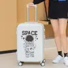 Maleta de Equipaje Femenina con Dibujos Animados de 20 Pulgadas 24 Pulgadas 26 Ruedas Universales Caja con Contraseña 26 Maleta Duradera y Resistente Maleta de Viaje
