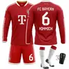 2627 Camiseta de Manga Larga Kit de Fútbol 10 Musiala 9 Kane Deportes Bayern Número de Casa 17 Camiseta Olise