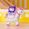 Nuevos globos de foil de animales que caminan, globos de mascotas de dibujos animados que caminan, decoraciones para fiestas de cumpleaños infantiles, regalos para puestos callejeros