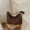 2026 Nuevo Modelo Exportación Vintage Tejido Bolso Tote de Gran Capacidad para Mujer, Versátil Bolso Canasta de Hombro y de Mano