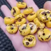Cuentas de Ábaco de Cera de Abeja Artificial Retro Amarillo Gallina Vieja Hebilla de Jade de Cera de Abeja Cuentas Espaciadoras Accesorios de Joyería Cuentas