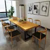 Conjunto de mesa e cadeira de biblioteca madeira maciça mesa de escritório simples e elegante mesa de conferência para 6 pessoas mesa de computador mesa de leitura