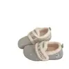 Zapatos Birkenstock de felpa de alta gama para mujer, nuevos zapatos peludos de suela gruesa para el invierno 2026, zapatos de algodón para la nieve peludos de cobertura total de felpa