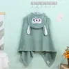 Bata con capucha de coral para niños, toalla de baño absorbente, secado rápido, suave albornoz para bebé, capa de baño para niños y niñas