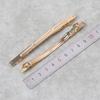 Accesorios para joyería Sisi 8.10cm pasador de cinco estrellas pinza automática fábrica de joyería DIY pinza de resorte dorada