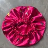 Pañuelo para la cabeza de mujer de comercio exterior transfronterizo más vendido de Amazon, gorro redondo para protección del cabello posparto, gorro de dormir de satén con estampado de mariposas de doble capa grande