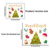 Transfronterizo Amazon comercio exterior Navidad Navidad elementos Navidad pegatinas árbol de Navidad decoración pegatinas de pared venta al por mayor
